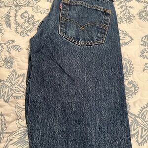 Levi's Men's Navy Straight Jeans